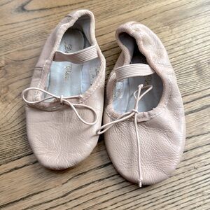Little Girls “Dance Class” Leather Ballet shoes Size 11
